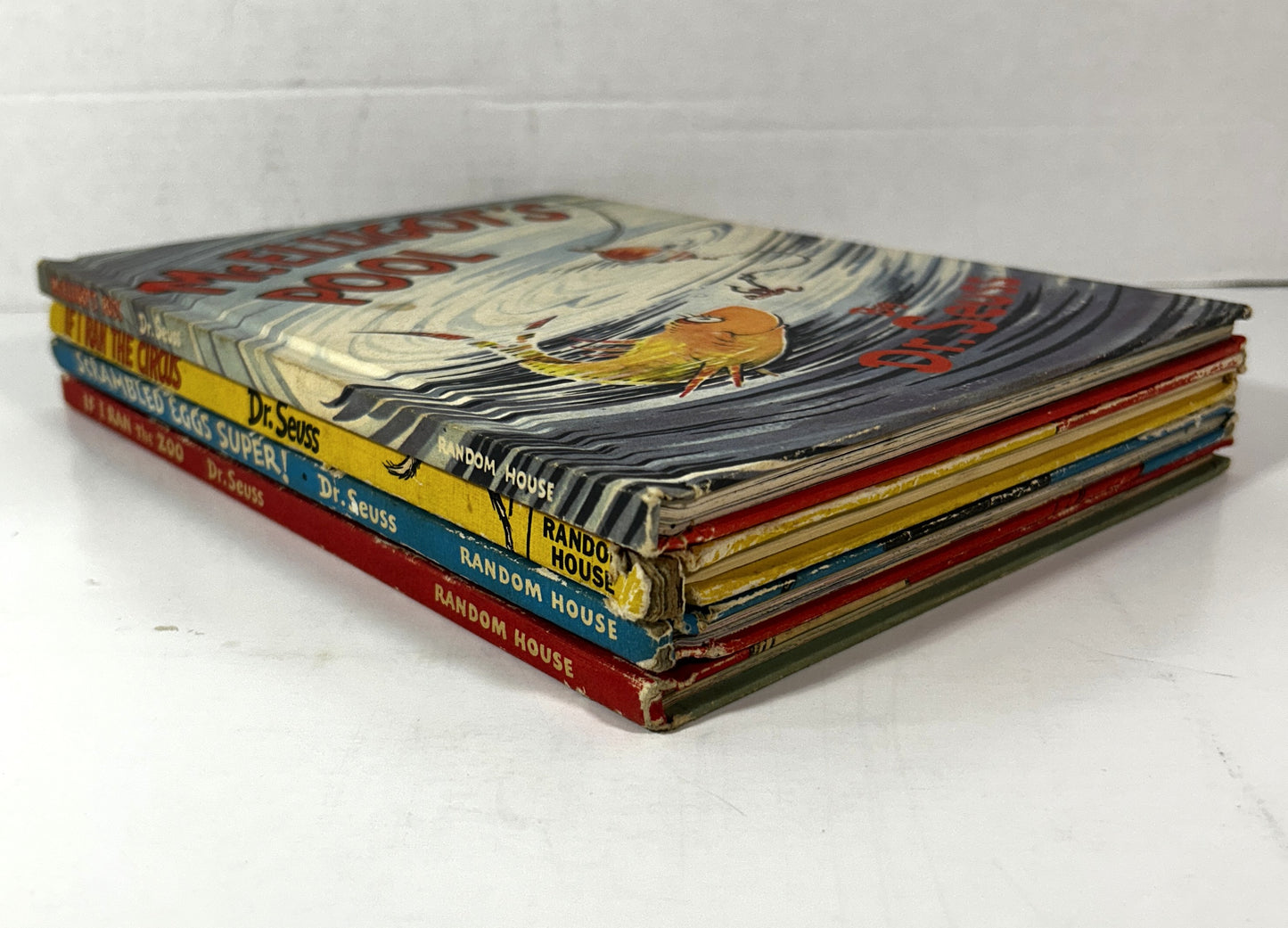Lot of 4 Dr. Seuss Picture Books Early Prints/Book Clubs OOP