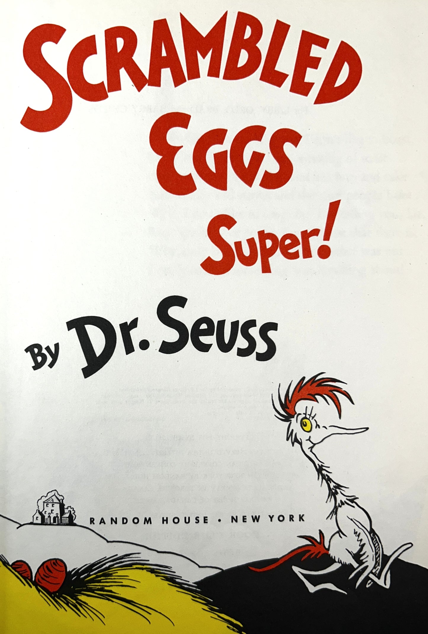 Lot of 4 Dr. Seuss Picture Books Early Prints/Book Clubs OOP