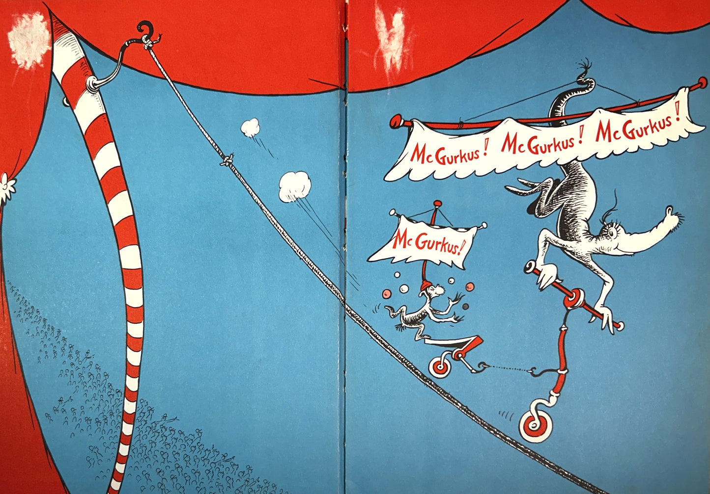 Lot of 4 Dr. Seuss Picture Books Early Prints/Book Clubs OOP