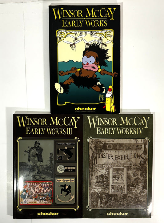 Lot of 3 Winsor McCay: Early Works by Checker Book Publishing 2003-2004