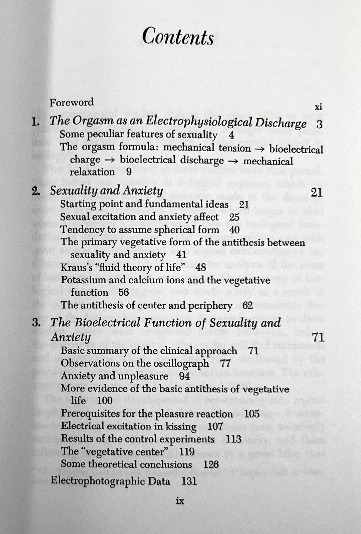 The Bioelectrical Investigation of Sexuality and Anxiety 1982