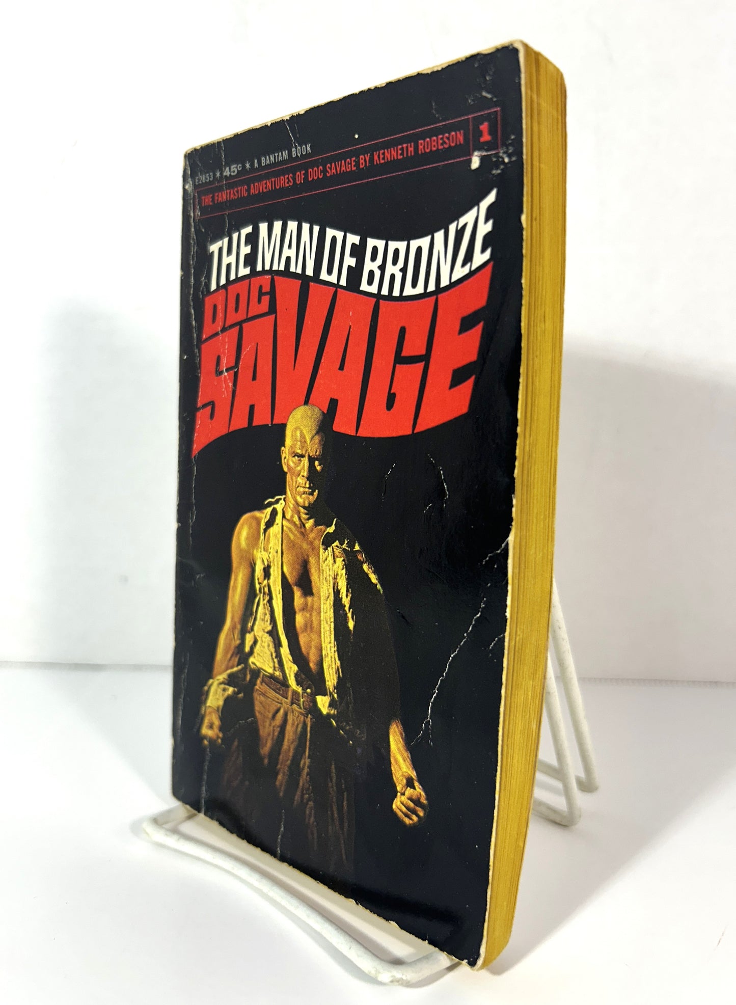 The Man of Bronze (Doc Savage #1) by Kenneth Robeson 1964 1st Bantam Print