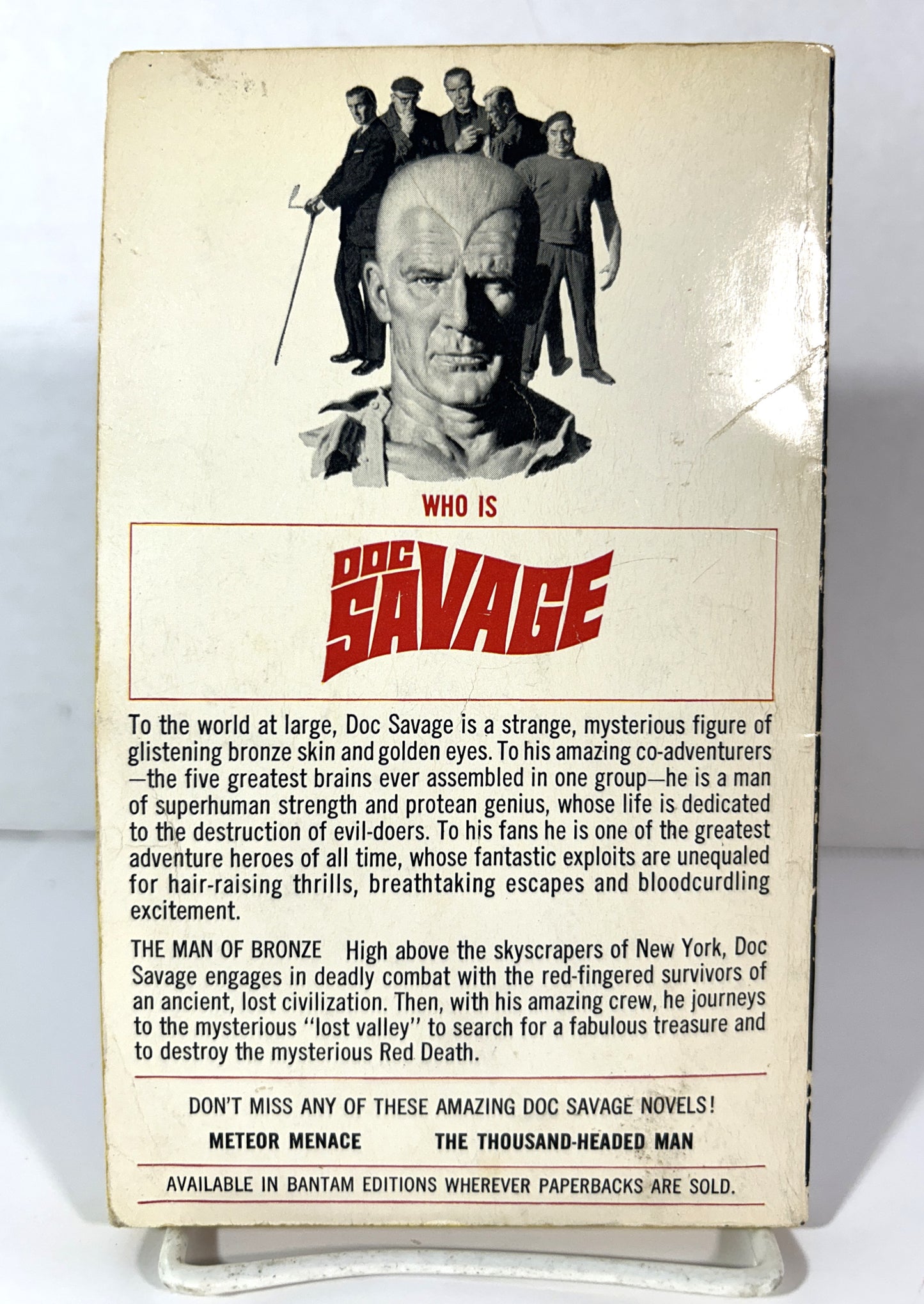 The Man of Bronze (Doc Savage #1) by Kenneth Robeson 1964 1st Bantam Print