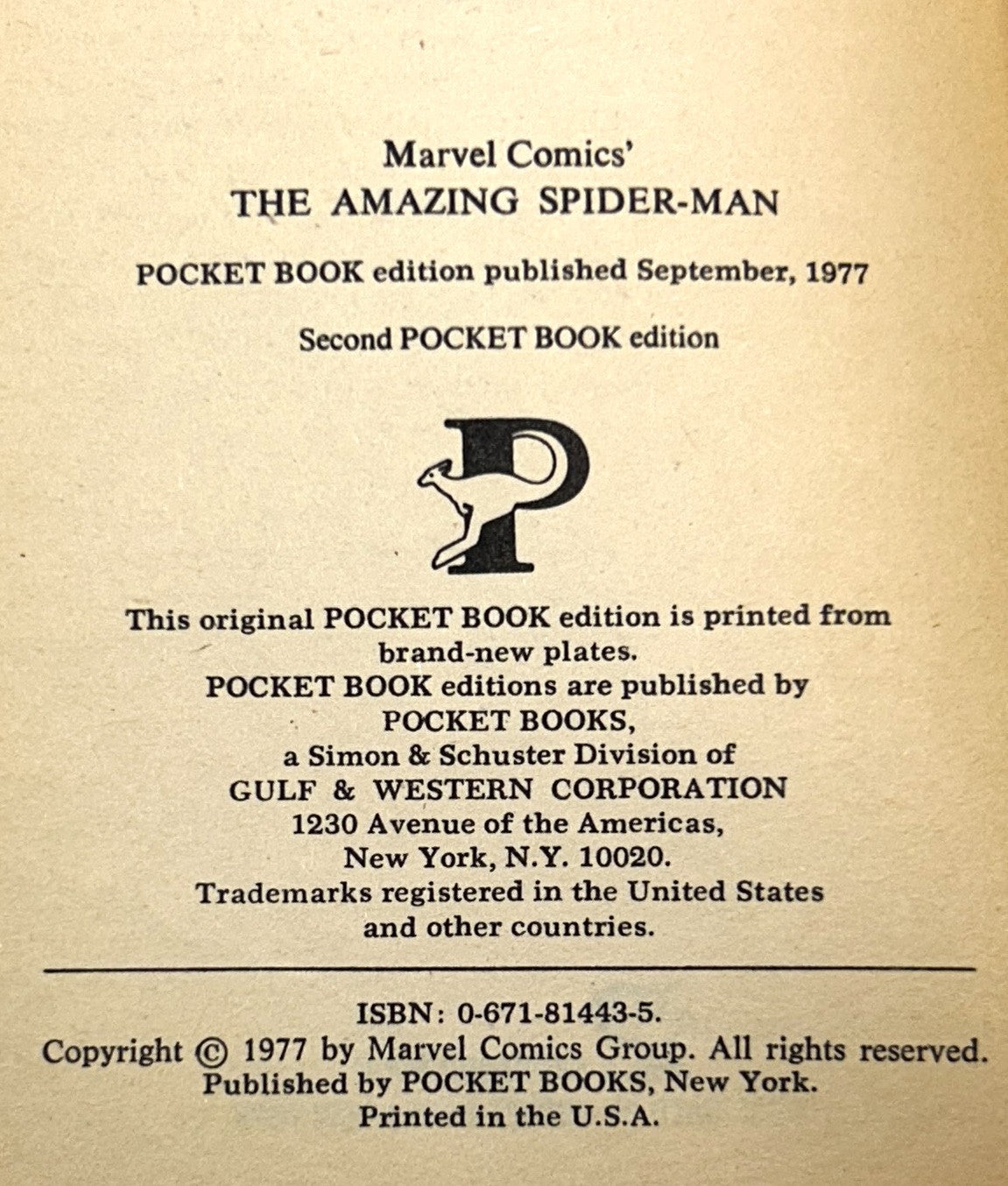 MARVEL: Stan Lee Presents The Amazing Spider-Man Issues #1-#6) 1977