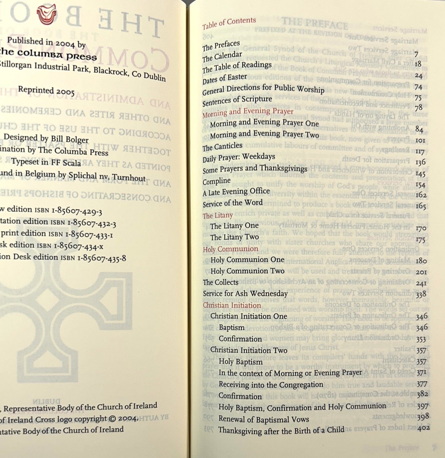 The Book of Common Prayer 2005
