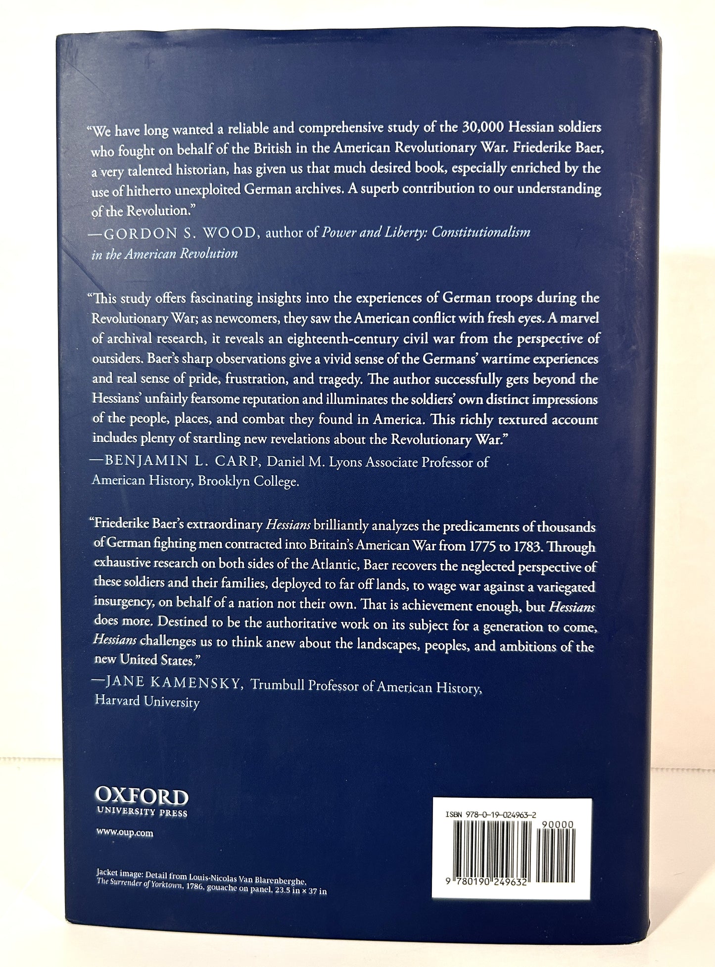 Hessians: German Soldiers in the American Revolutionary War by Friederike Baer 2022
