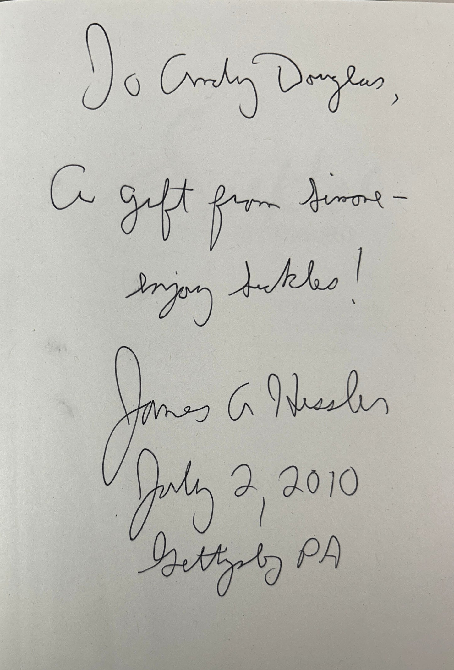 Sickles at Gettysburg by James A. Hessler 2009 SIGNED