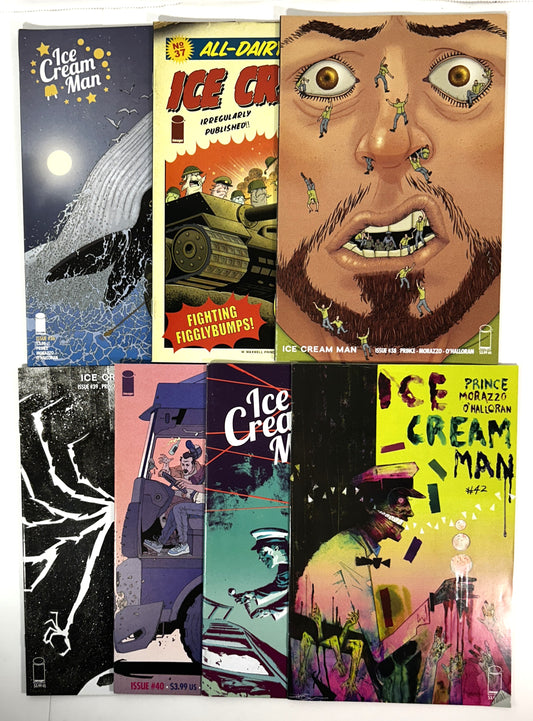 Set of 7 Ice-Cream Man Image Comics