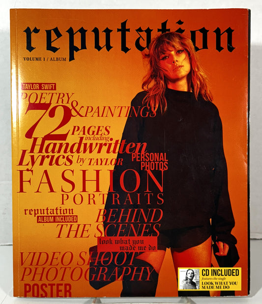 Taylor Swift's Reputation Vol. 1 Booklet w/ Original CD and Poster
