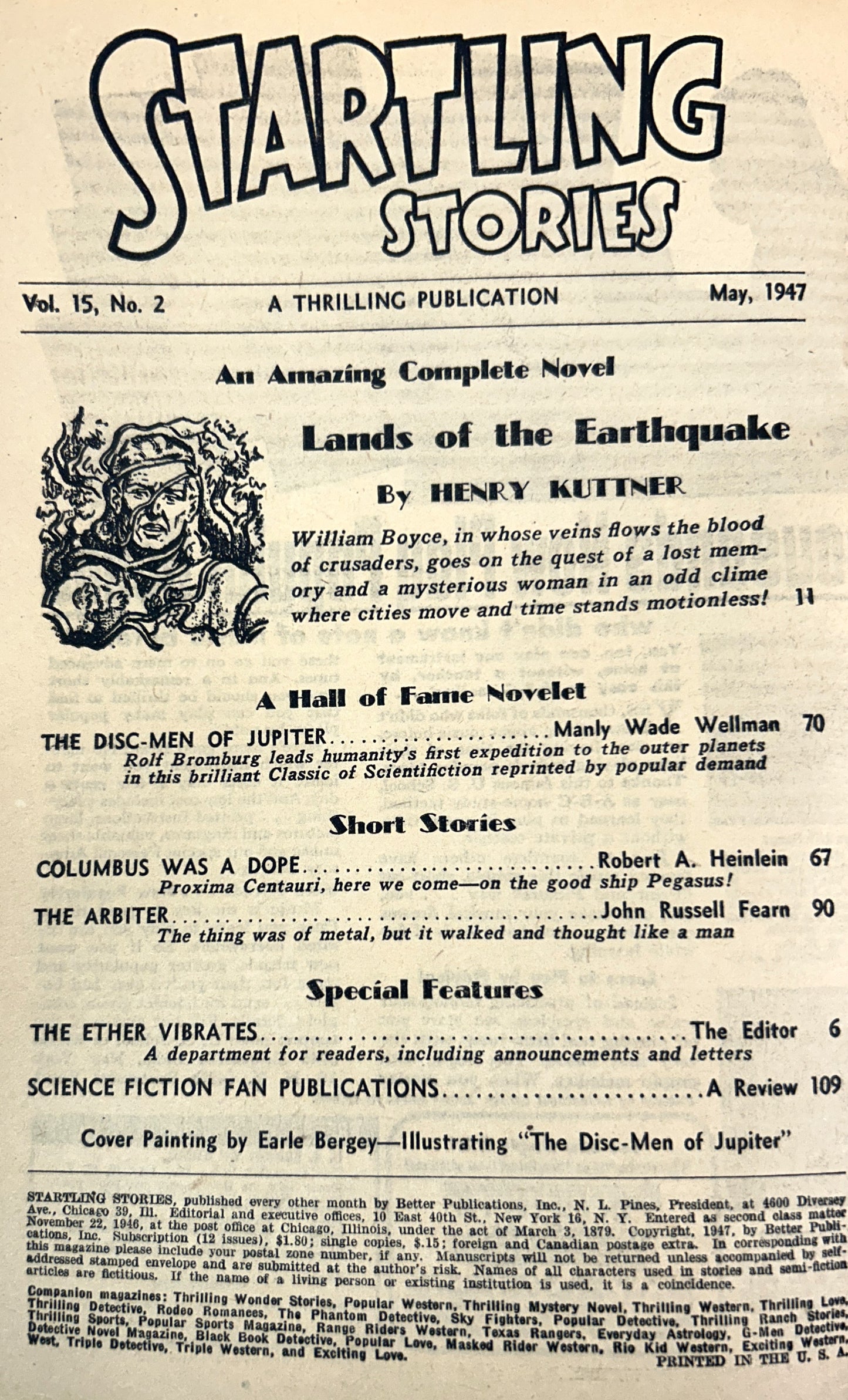 Startling Stories May 1947 Magazine