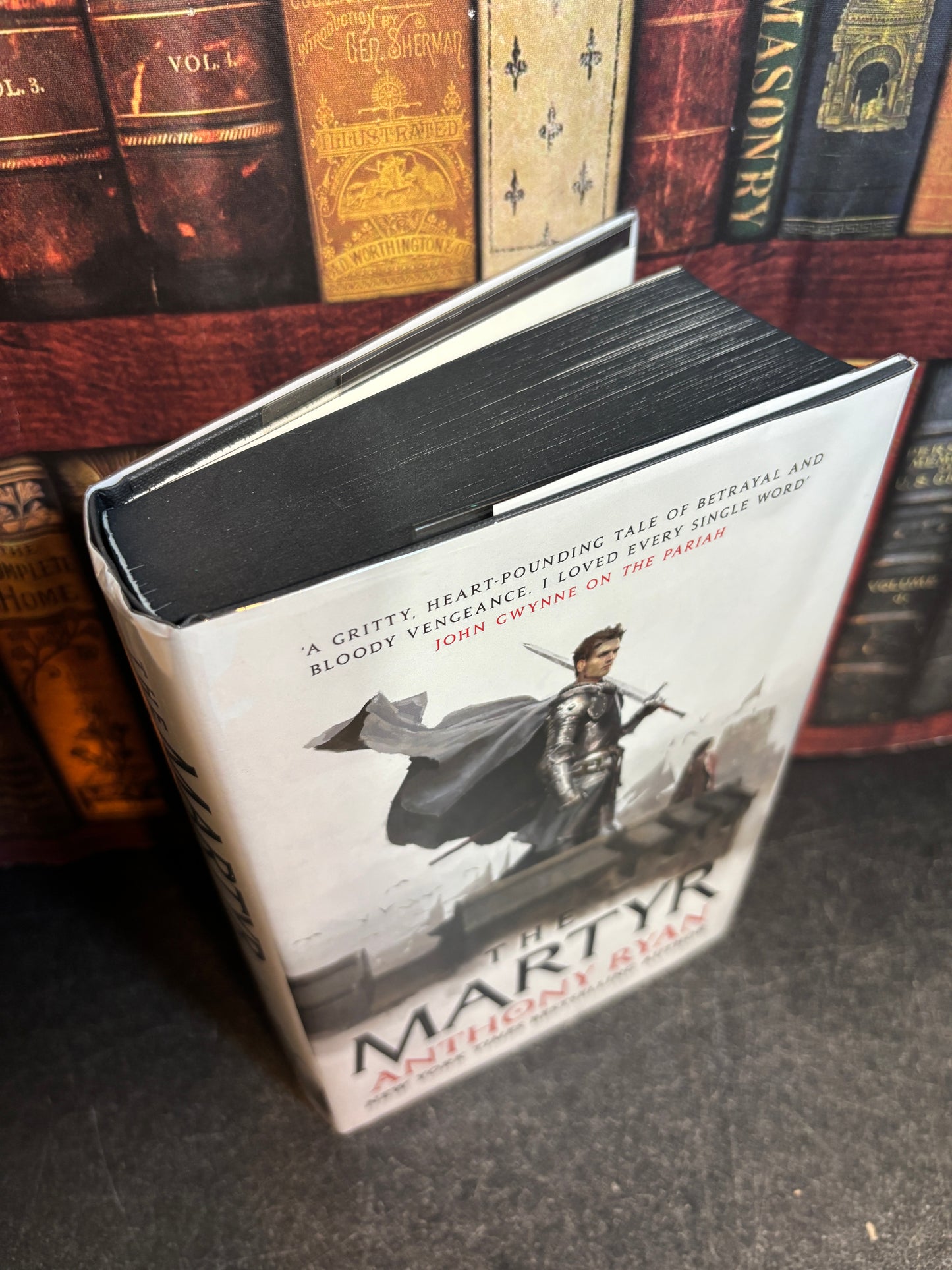 The Martyr by Anthony Ryan SIGNED & Numbered #381/500 1st Edition UK Sprayed Edges