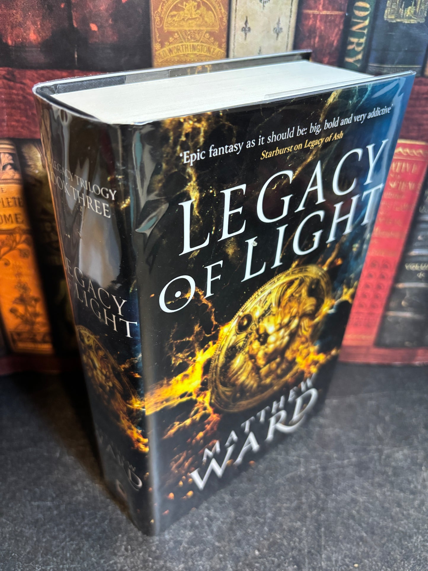 Legacy of Light by Matthew Ward SIGNED & Dated 1st Edition UK