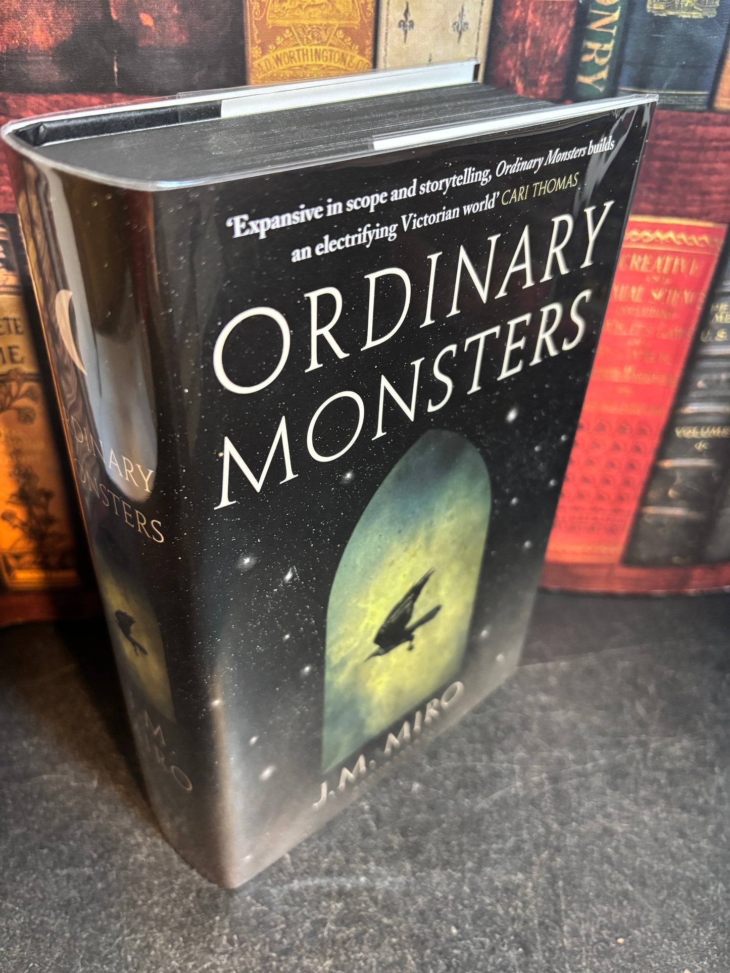 Ordinary Monsters by JM Miro SIGNED & Numbered #931/2000 1st Edition Sprayed Edges
