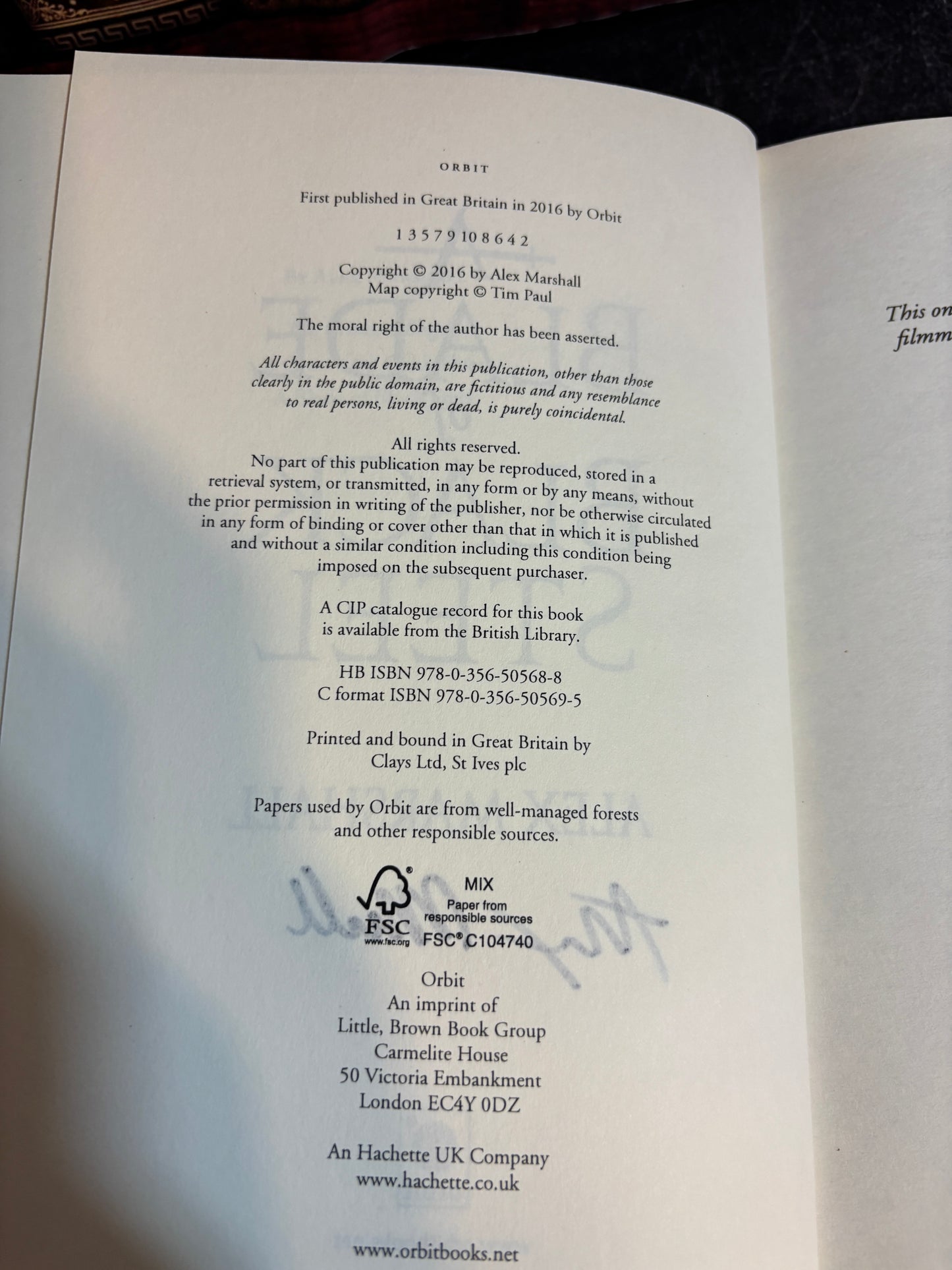 A Crown of Cold Silver & A Blade of Black Steel by Alex Marshall SIGNED 1st Editions