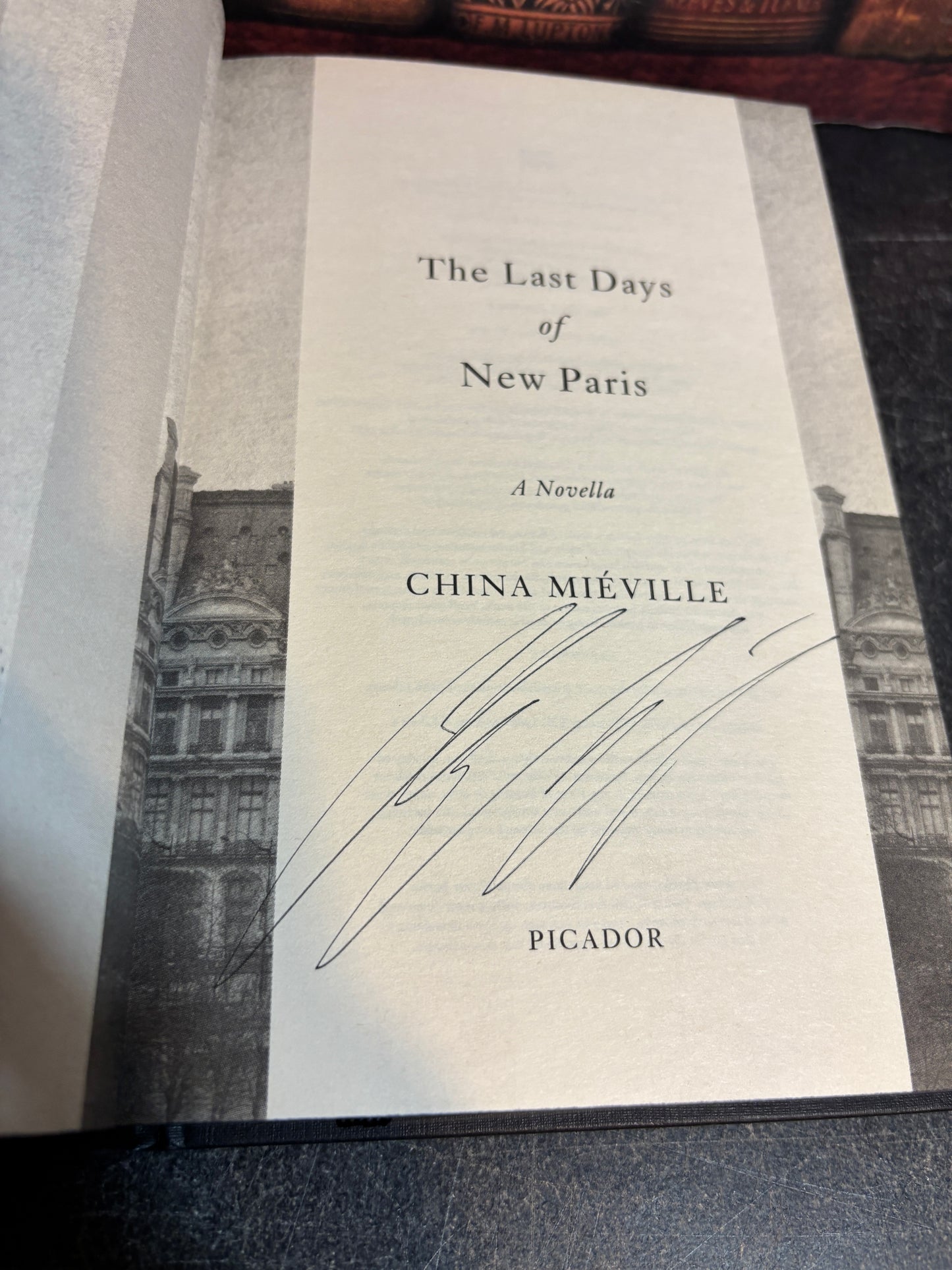 The Last Days of New Paris by China Mieville SIGNED & Numbered 1st Edition