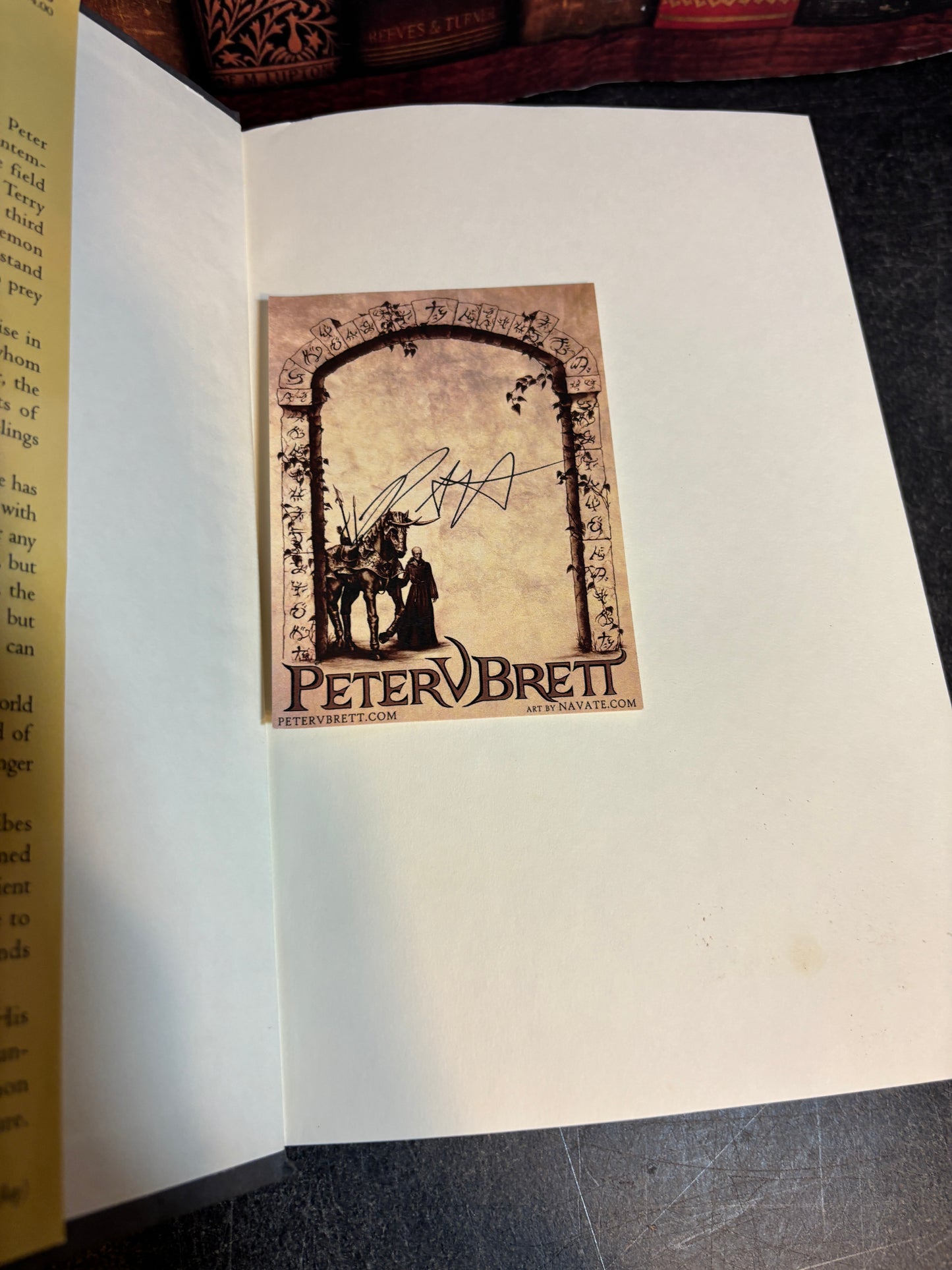 The Daylight War by Peter V Brett SIGNED 1st Edition (Demon Cycle #3)