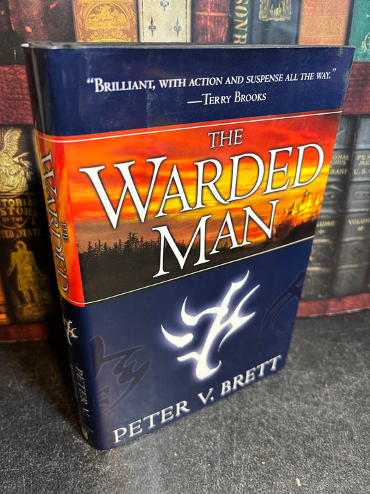 The Warded Man by Peter V Brett SIGNED & Dated 1st Edition