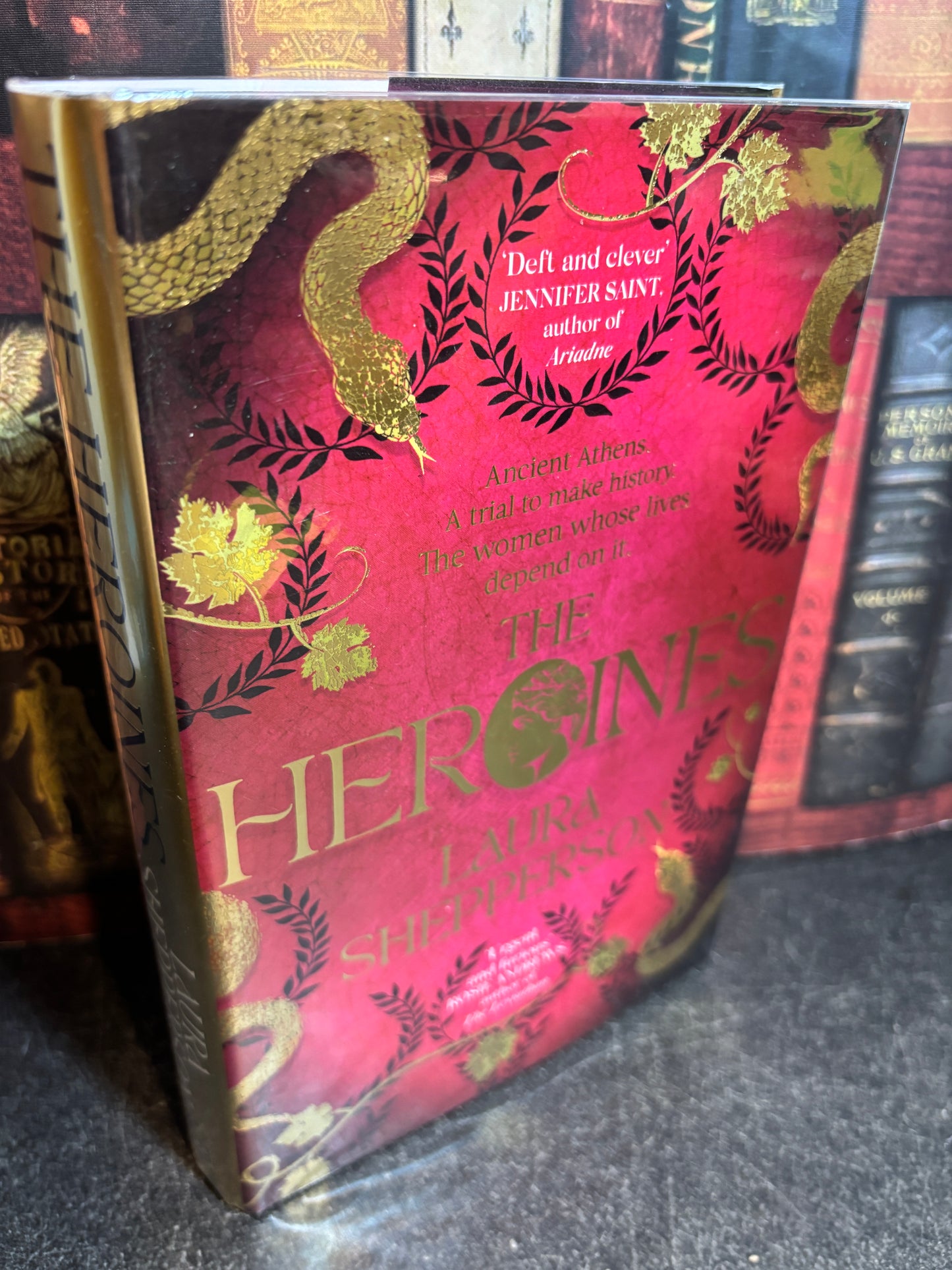 The Heroines by Laura Shepperson SIGNED & Numbered #1455/1500 1st Edition w/ Sprayed Edges