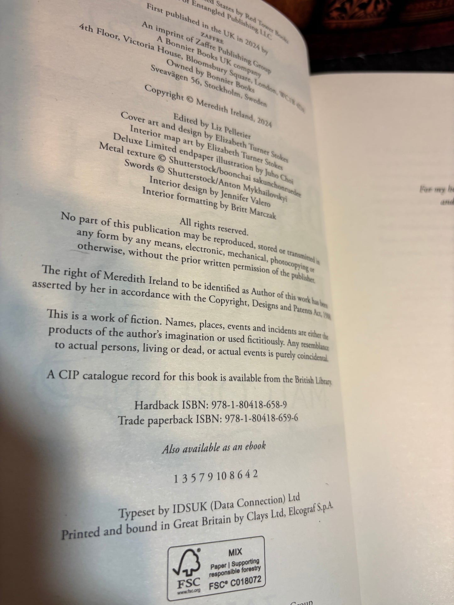 Five Broken Blades by Mai Corland SIGNED & Numbered #1251/2000 1st Edition w/ Sprayed Edges