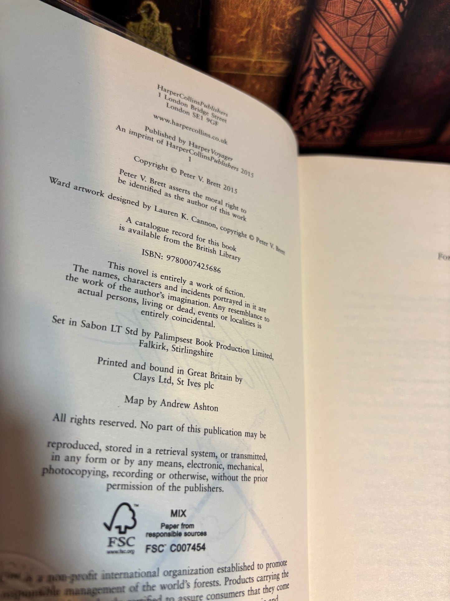 The Skull Throned by Peter V Brett SIGNED & Numbered #79/100 1st Edition