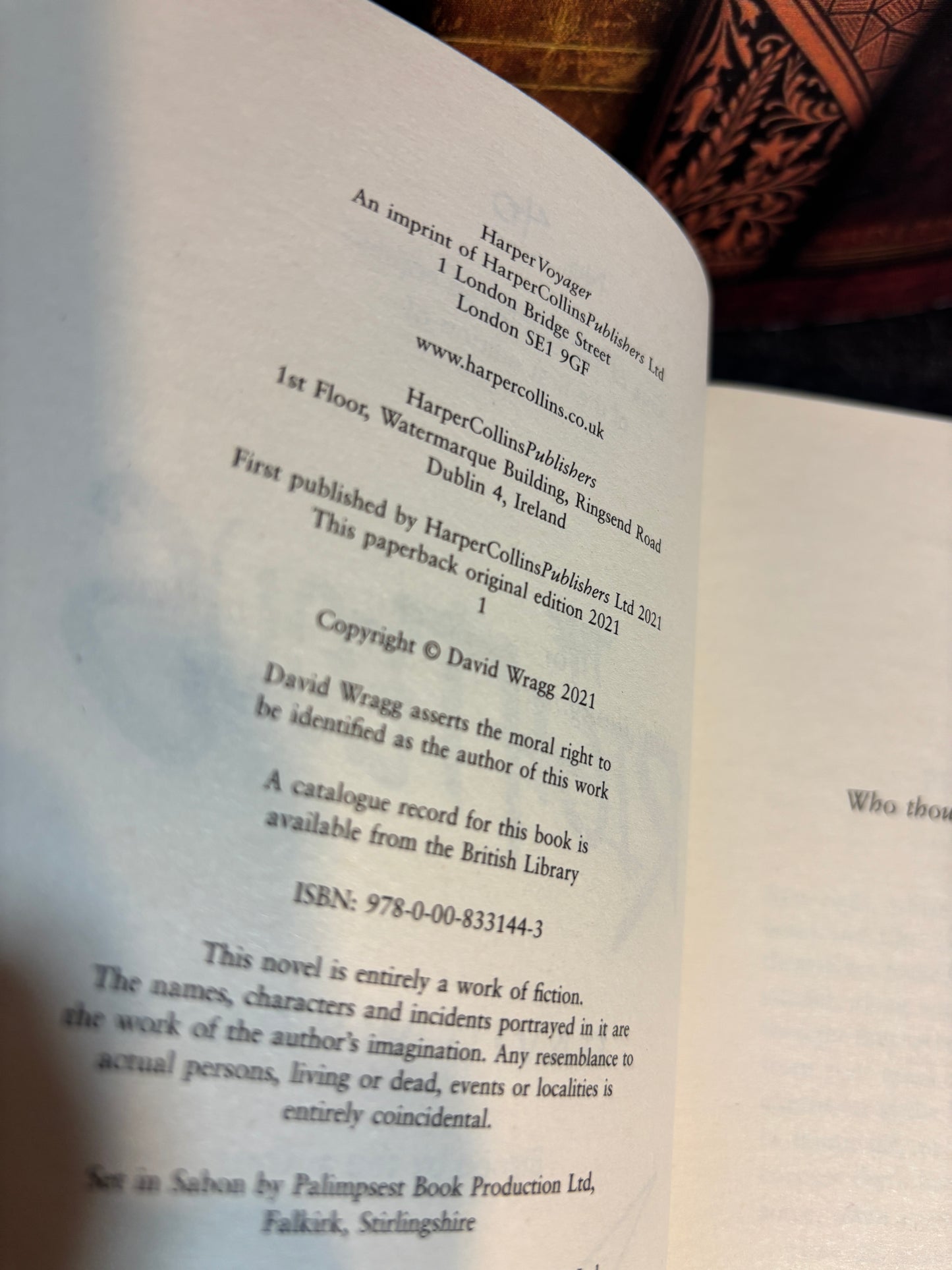 The Righteous by David Wragg SIGNED & Numbered #40/350 1st Edition w/ Sprayed Edges