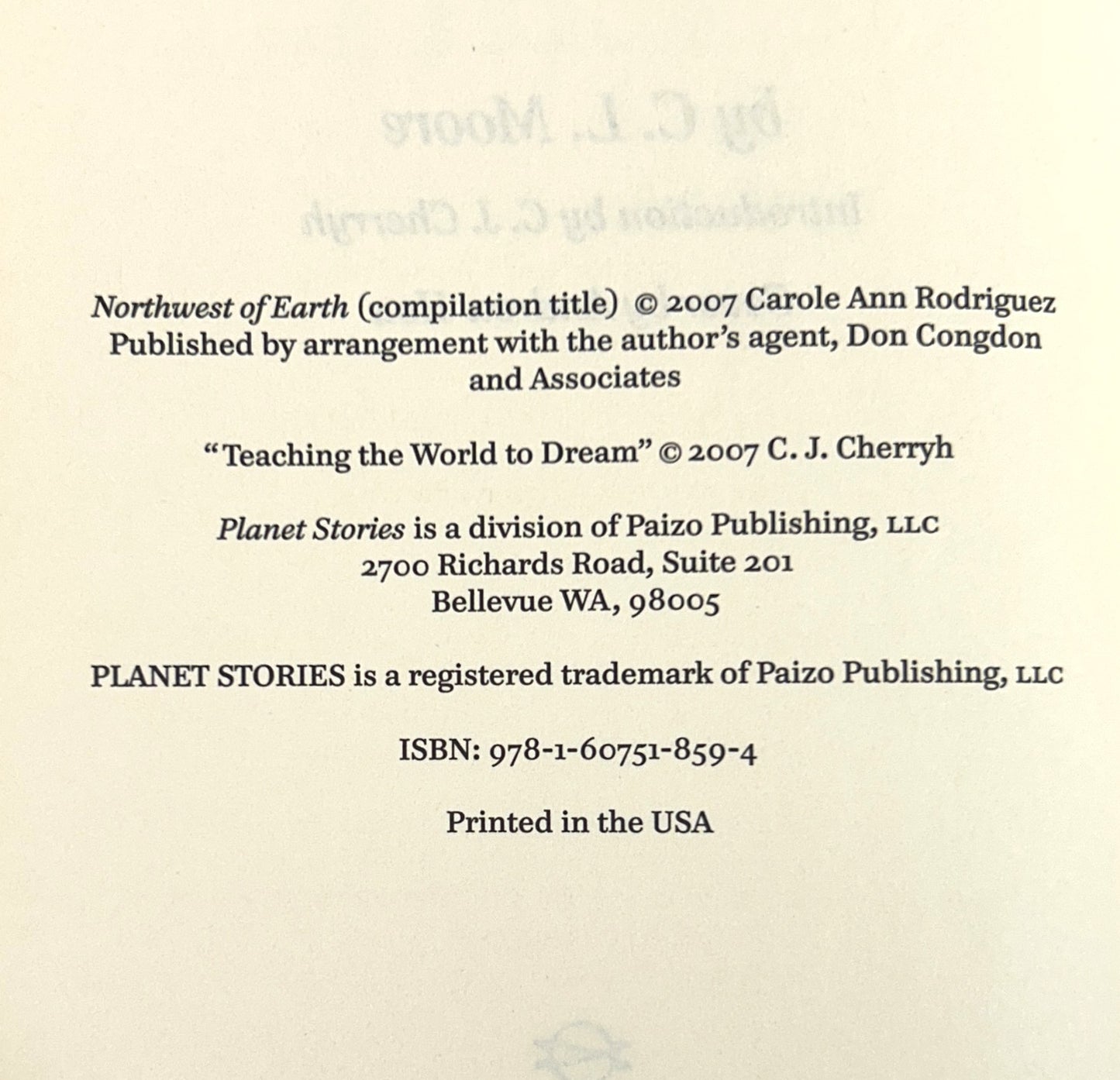 Northwest of Earth (Complete Northwest Smith) by CL Moore 2007