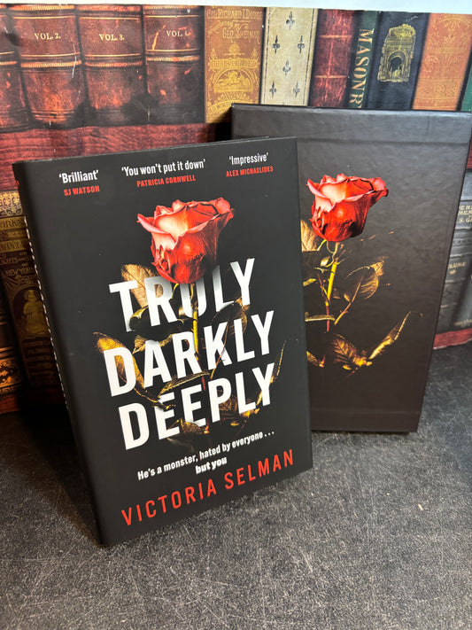Truly Darkly Deeply by Victoria Selman SIGNED & Numbered #1164/1500 1st Edition w/ Slipcase