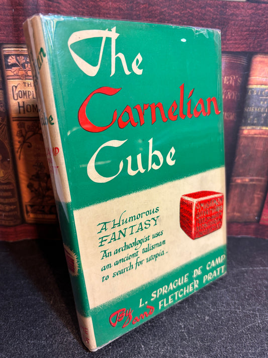 The Carnelian Cube by L Sprague de Camp & Fletcher Pratt SIGNED 1st Edition Gnome Press