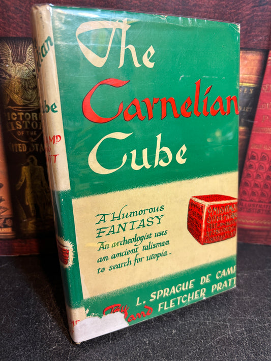The Carnelian Cube by L Sprague de Camp & Fletcher 2nd Printing Gnome Press