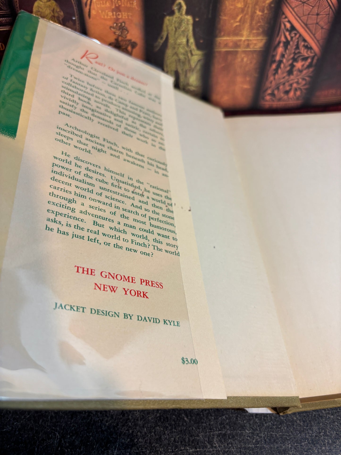 The Carnelian Cube by L Sprague de Camp & Fletcher 2nd Printing Gnome Press