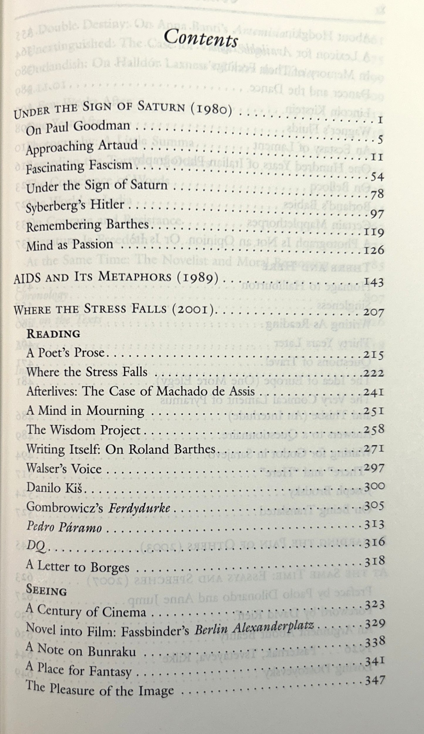 Library of America: Sontag: Later Essays 2019
