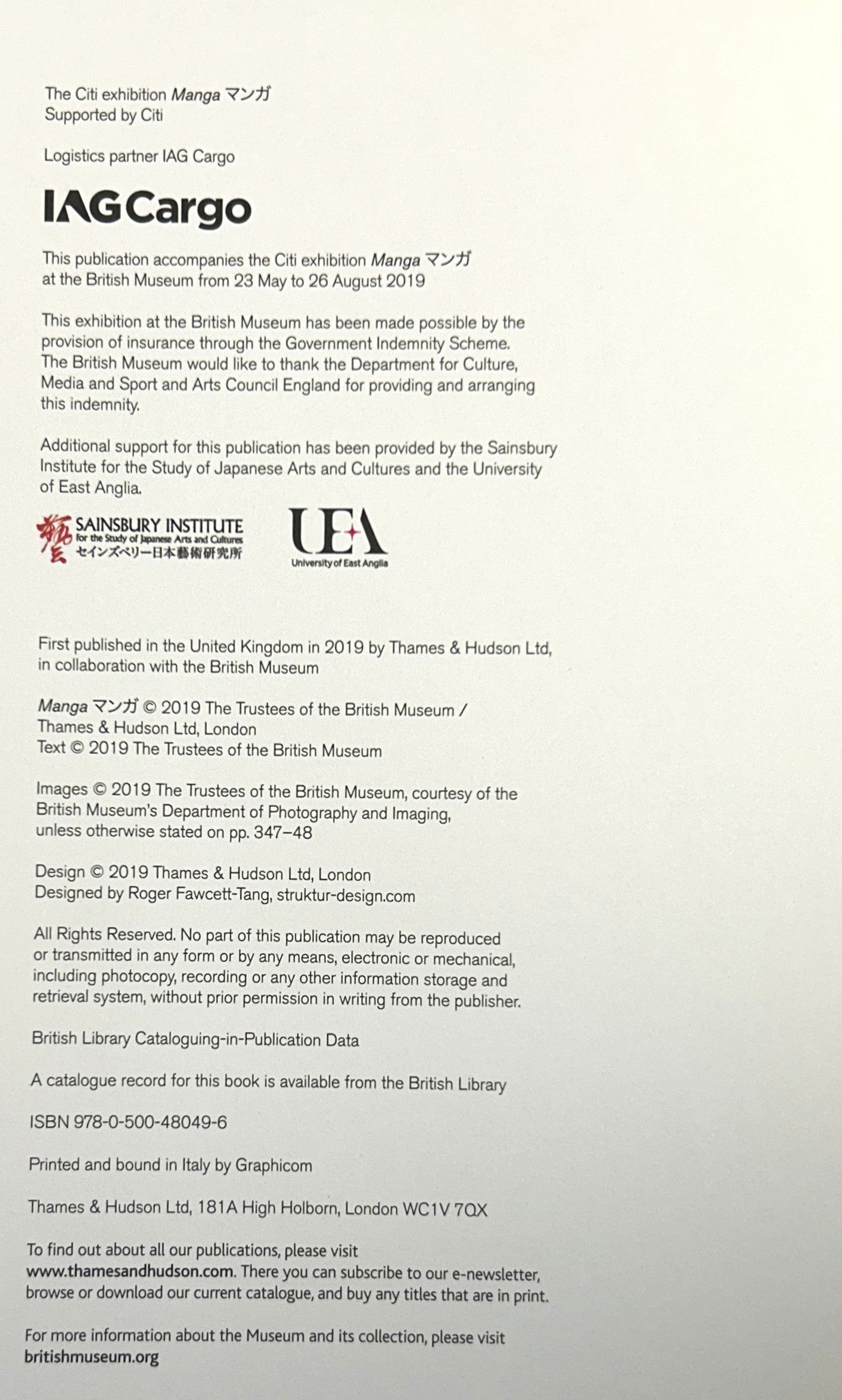 Manga: The Citi Exhibition 2019