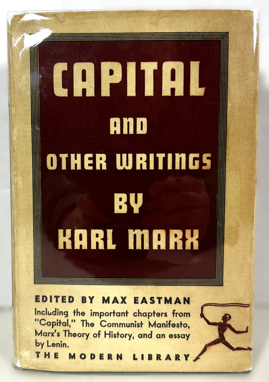 Modern Library: Capital and Other Writings by Karl Marx 1959