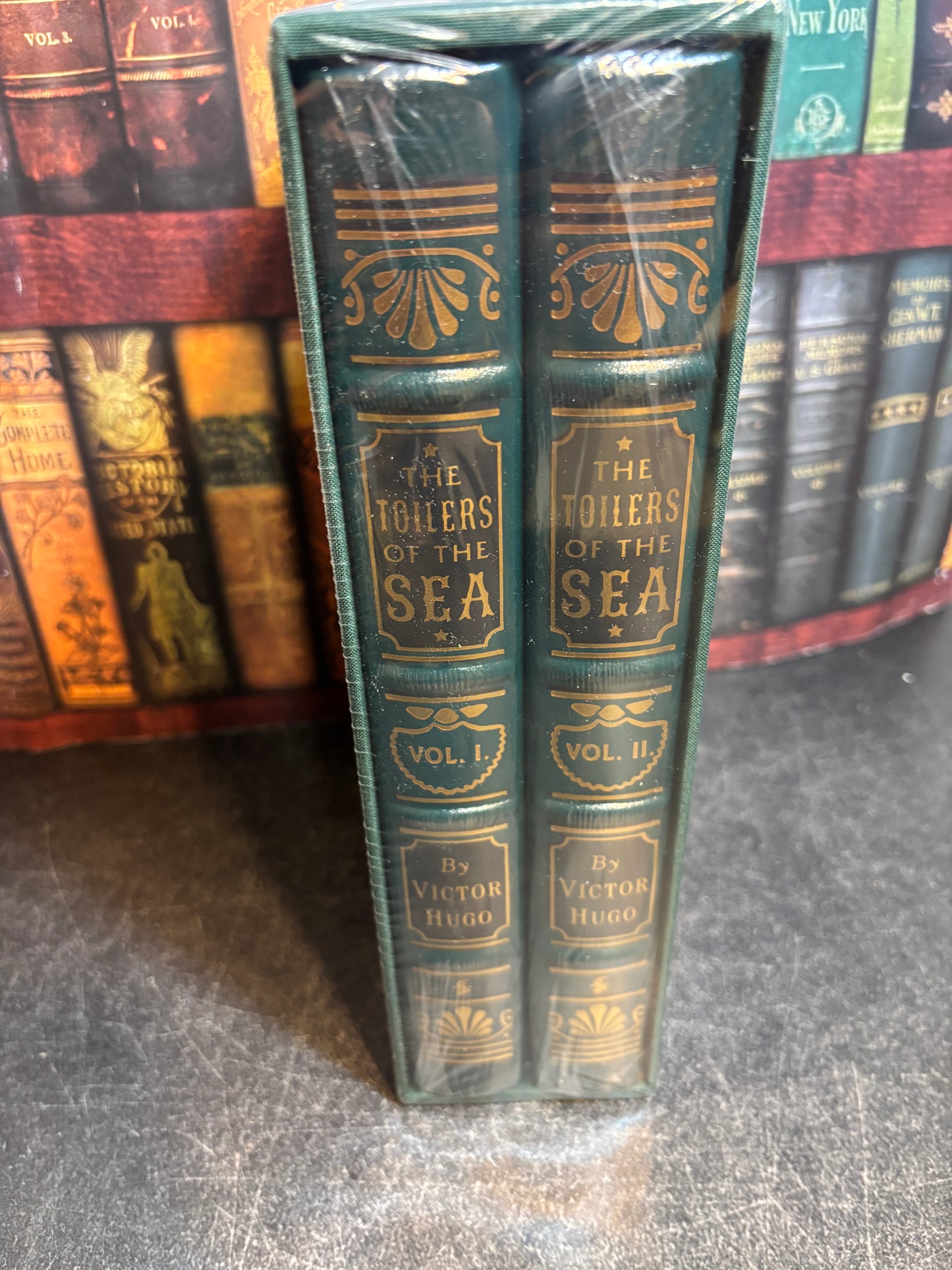 Easton Press: The Toilers of the Sea by Victor Hugo 2 Volume Set Deluxe Edition NEW & SEALED