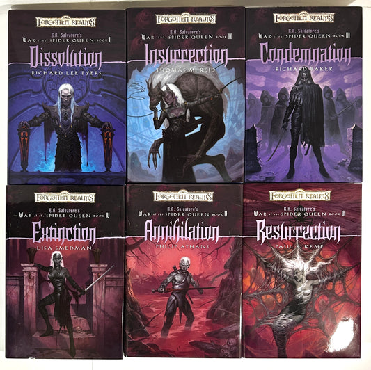 Forgotten Realms: Complete Set of The War of the Spider Queen 2002-2005