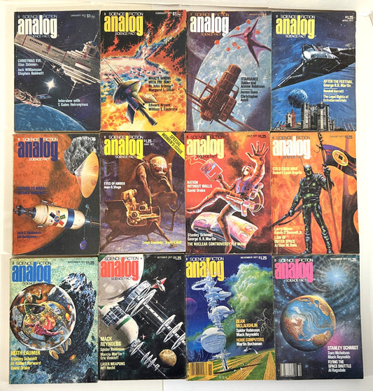 Complete 1977 Analog (includes Aug 1977 Ender's Game)