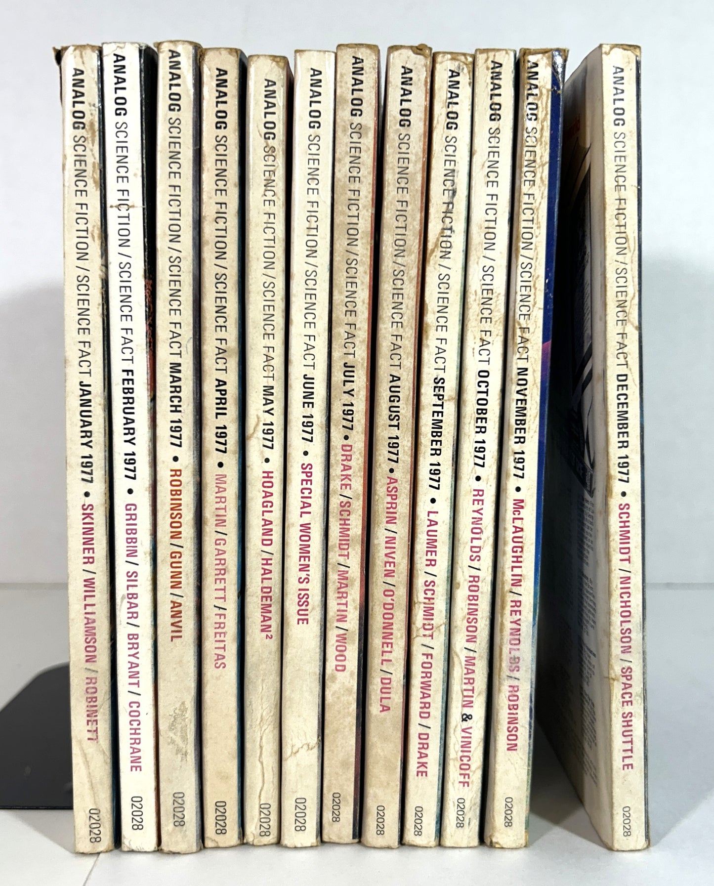 Complete 1977 Analog (includes Aug 1977 Ender's Game)