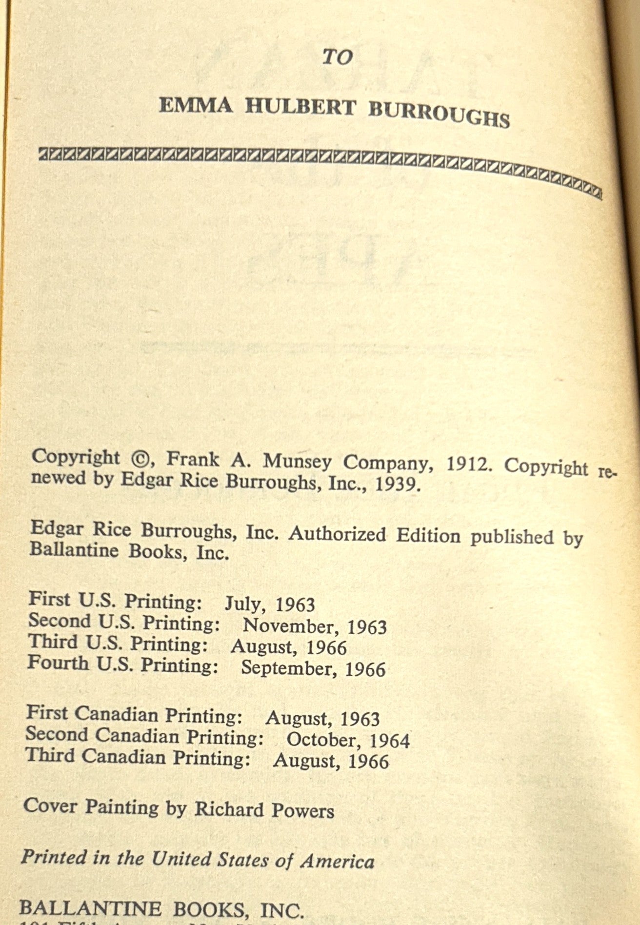 Complete 24 Volume Set of Tarzan by Edgar Rice Burroughs 1960s Ballantine Editions