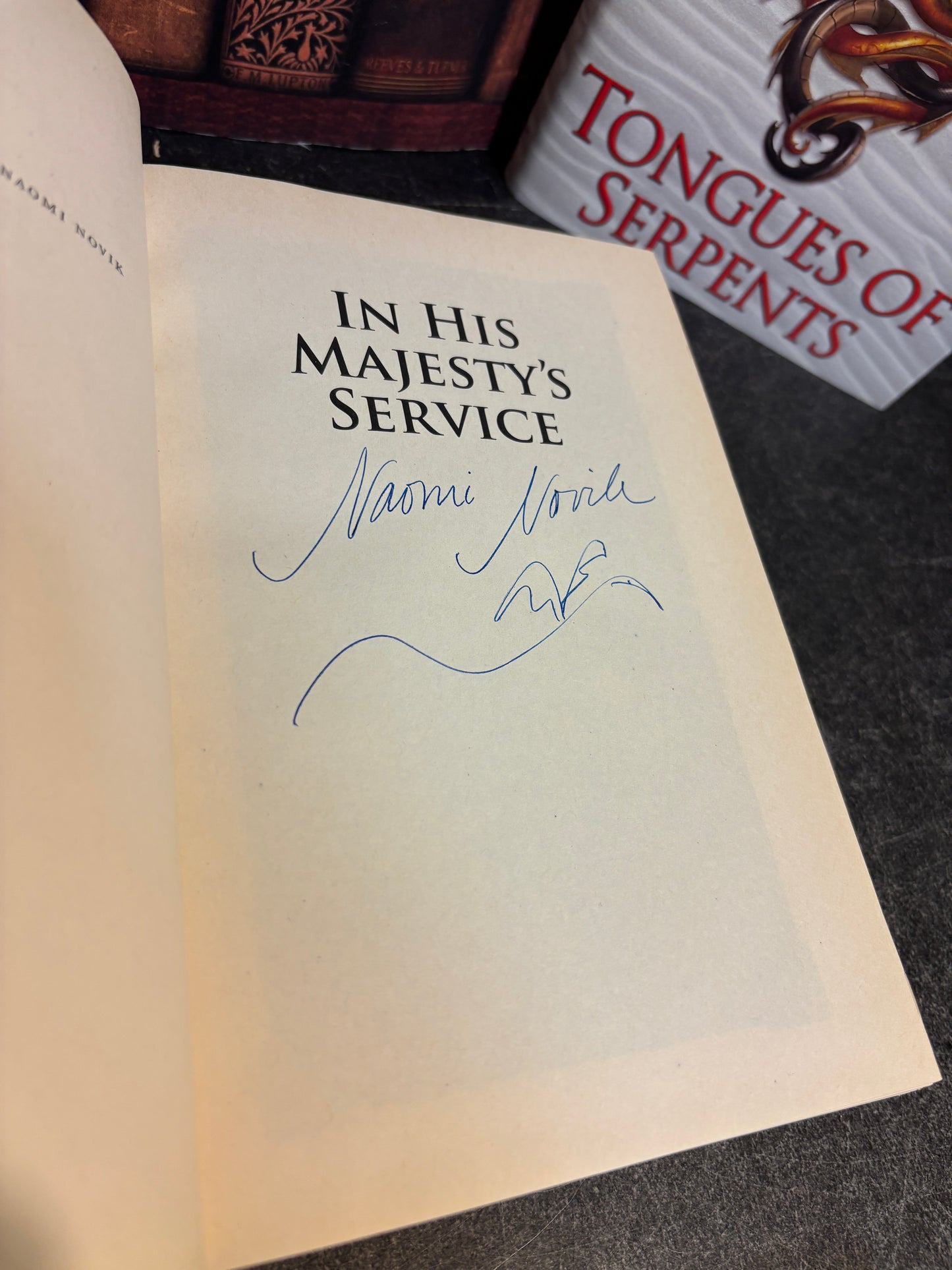 Set of Naomi Novik Temeraire Hardcover 1st Editions ALL SIGNED