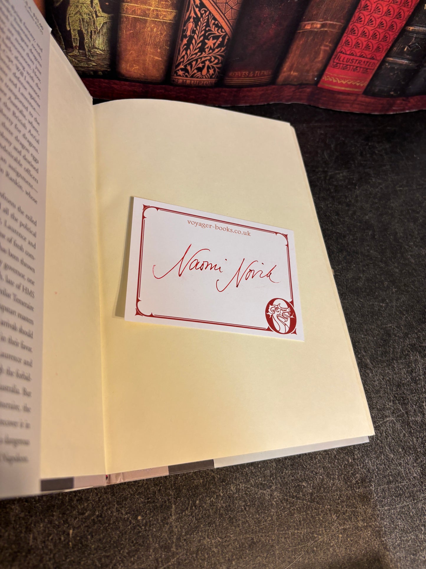 Set of Naomi Novik Temeraire Hardcover 1st Editions ALL SIGNED