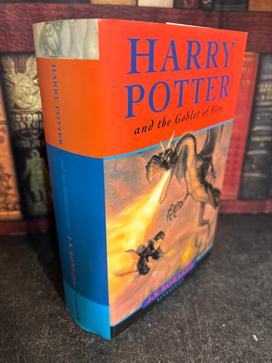 Harry Potter and the Goblet of Fire by JK Rowling 2000 UK Bloomsbury 1st Edition 1st Printing w/ Errors