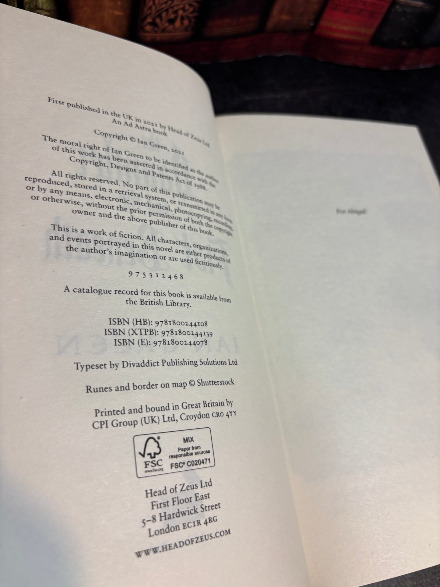 The Gauntlet and the Fist Beneath by Ian Green SIGNED Limited Edition #928/1500 w/ Sprayed Edges