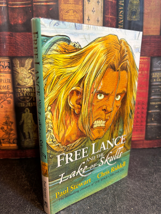 Free Lance and the Lake of Skulls by Paul Stewart Illustrated by Chris Riddell SIGNED 2x 1st Edition