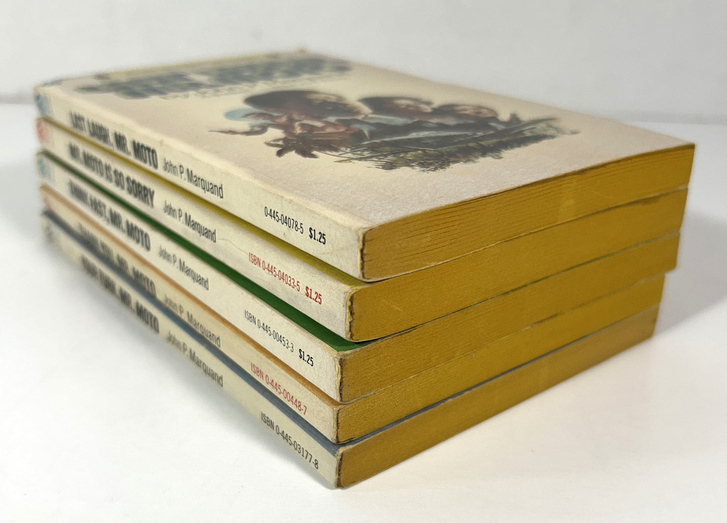 Set of 5 Mr. Moto by John P. Marquand 1977