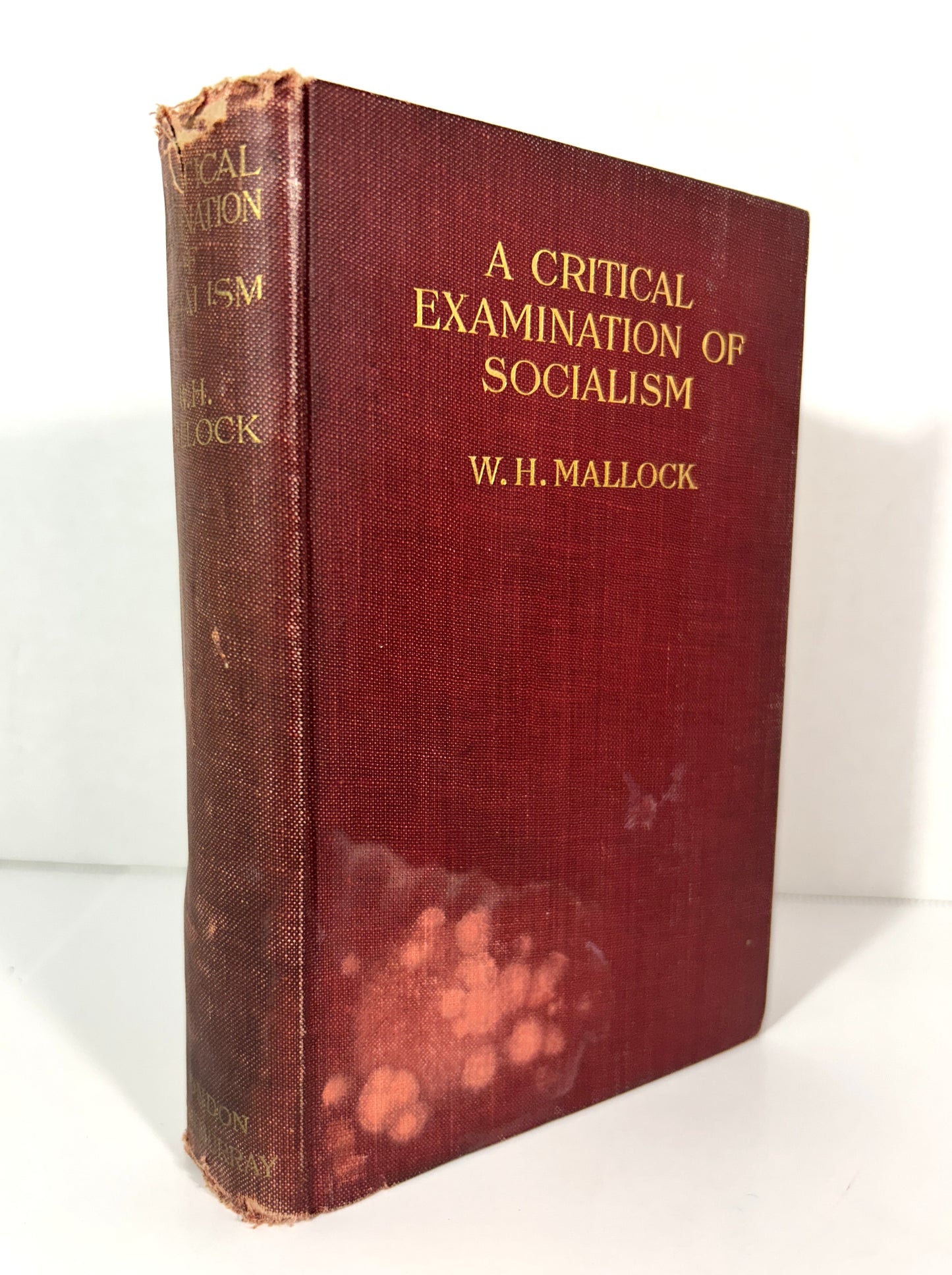A Critical Examination of Socialism by WH Mallock 1908