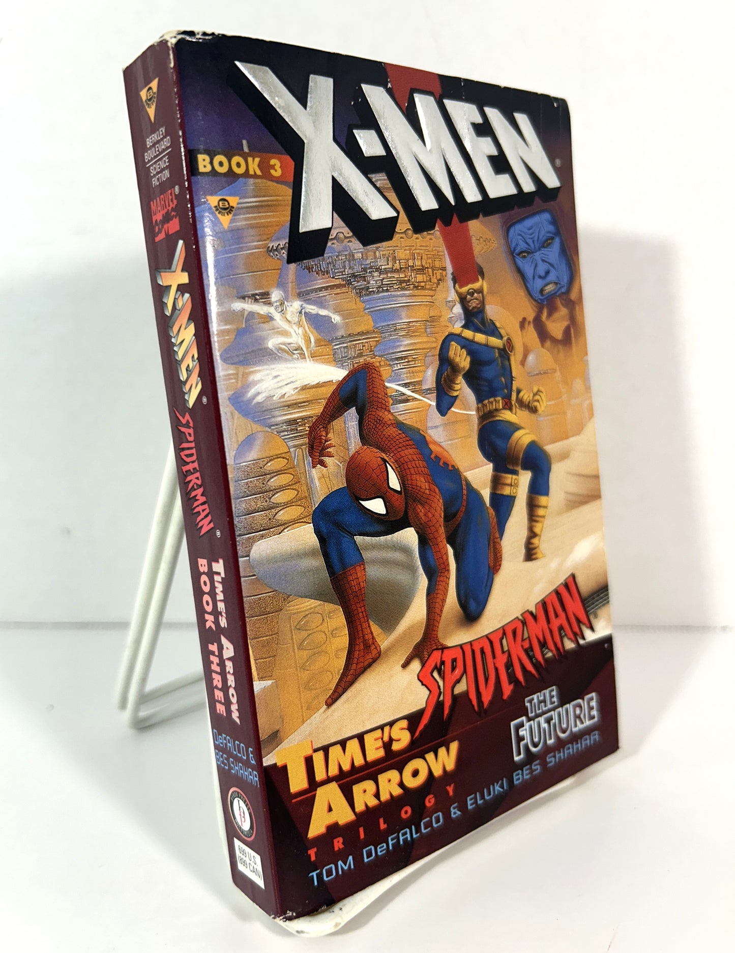 MARVEL: X-Men/Spiderman: Time's Arrow Book #3 by Tom DeFalco & Eluki Bes Shahar 1998 1st Printing