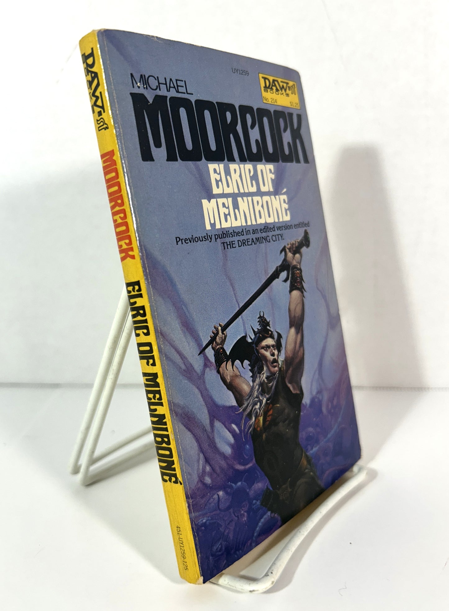 Elric of Melnibone (Elric Saga #1) by Michael Moorcock 1976 3rd Printing w/ Whelan Cover