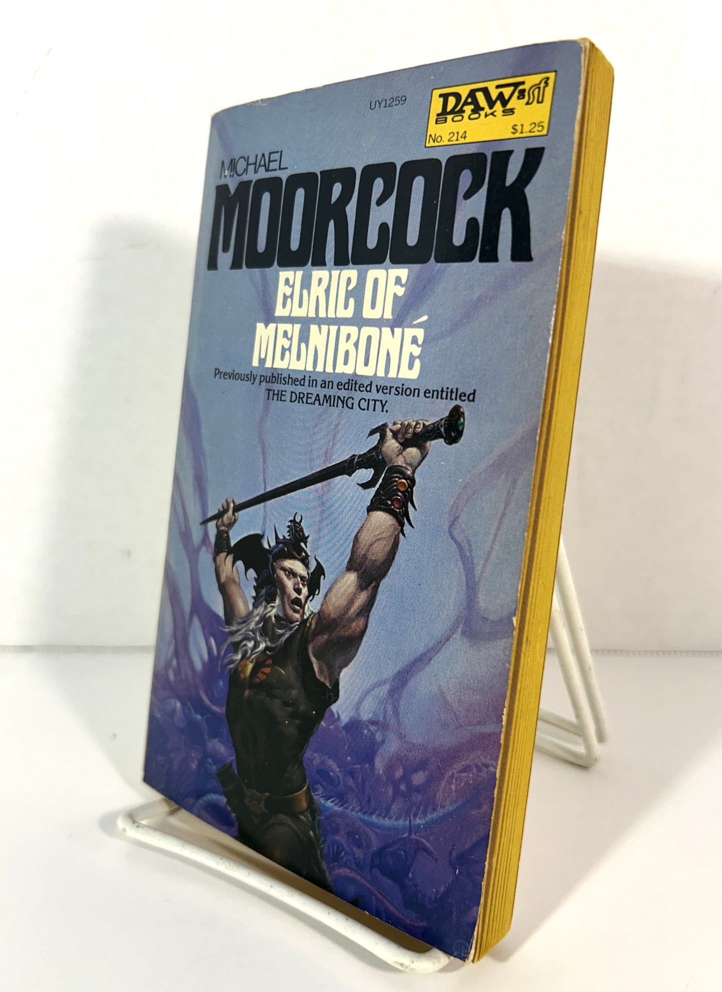 Elric of Melnibone (Elric Saga #1) by Michael Moorcock 1976 3rd Printing w/ Whelan Cover