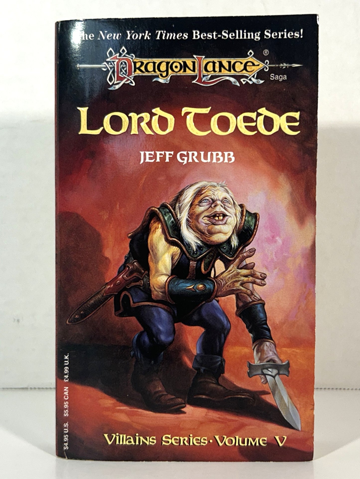 Dragonlance: Lord Toede (Villains Series #5) by Jeff Grubb 1994 1st Printing