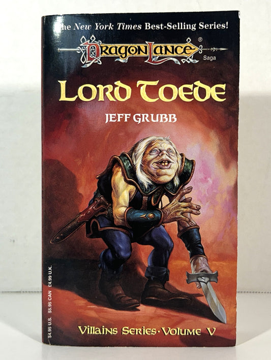 Dragonlance: Lord Toede (Villains Series #5) by Jeff Grubb 1994 1st Printing